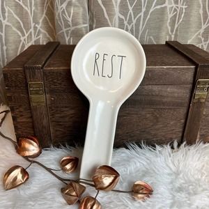 RAE DUNN SPOON REST KITCHEN NEW RD HTF HOME